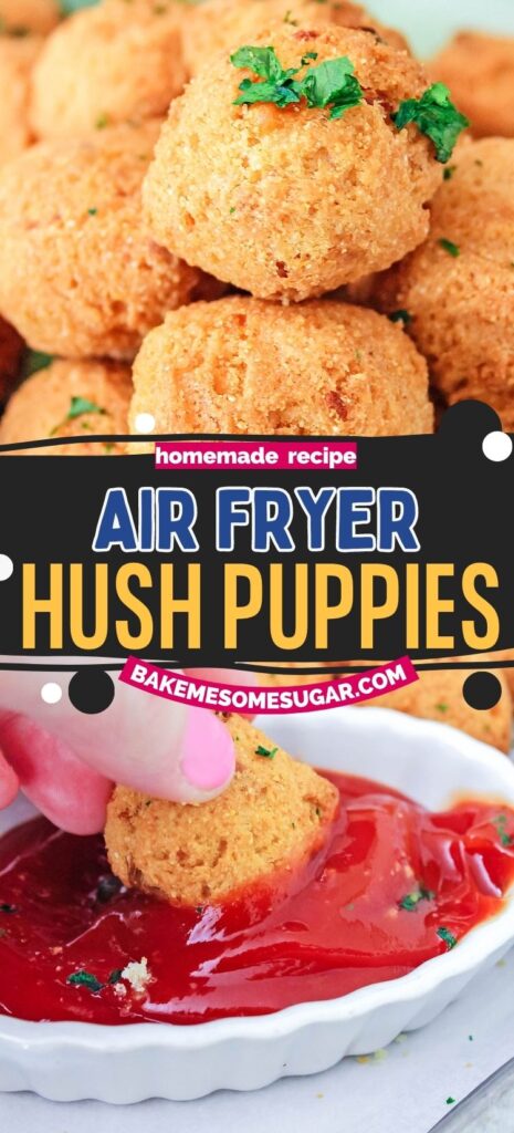 air fryer hush puppies pinterst image