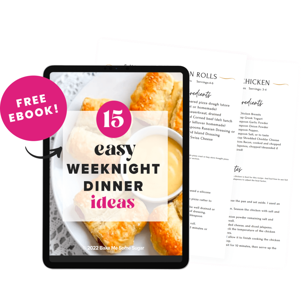 15 Easy Weeknight Dinner Ideas Ebook.