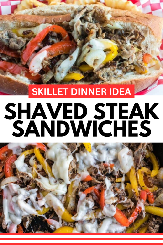 Steak Sandwiches in a collage